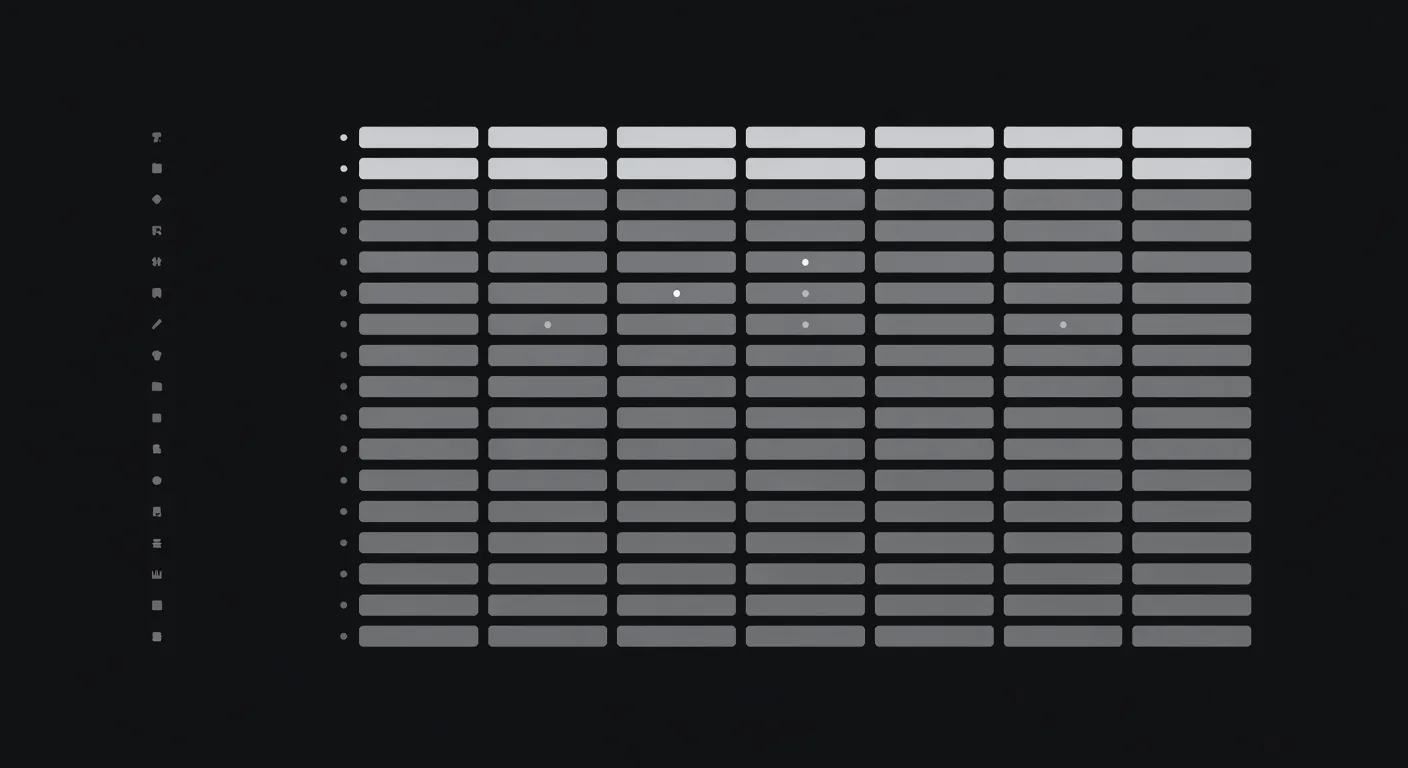 A Sois operations view: a stock grid across multiple locations